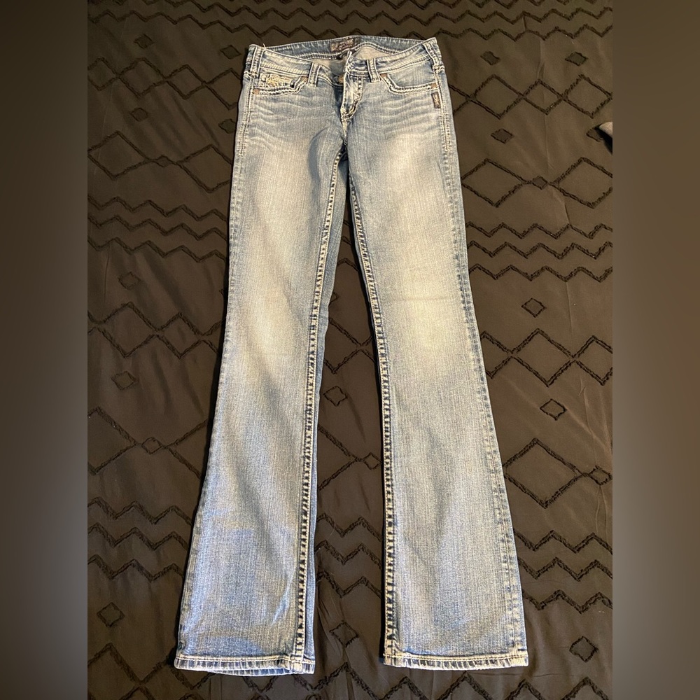 Silver jeans